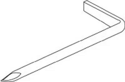 Produktbild von HKL Hakennagel 732/70 Stahl 70mm Ø 3,4mm 250 Stk