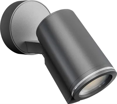 Produktbild von STEINEL Spot ONE, Wandbeleuchtung für den Außenbereich, Schwarz, Aluminium, Kunststoff, IP44, II, IK02