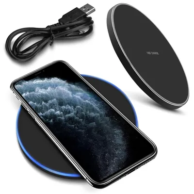 Produktbild von Schnell Ladegerät für Apple iPhone 11 Pro Max Wireless Charger Induktives Laden