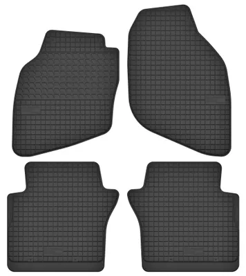 Zdjęcie produktu dla Dywaniki gumowe do Honda Jazz II 2002-2008 (hatchback) – 4 szt., czarne, dopasowane – Wielganizator SolidTread