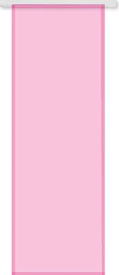 Immagine prodotto di Tenda a pannello trasparente (senza accessori) Dimensioni: 60x245cm, Colore: Rosa