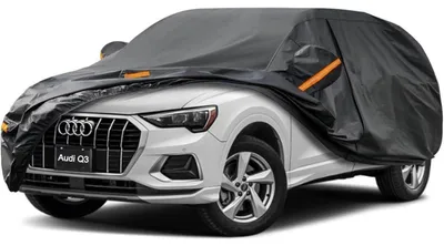 Immagine prodotto di Copertura per auto impermeabile e traspirante, compatibile con Audi Q3 (2012-2025), colore nero