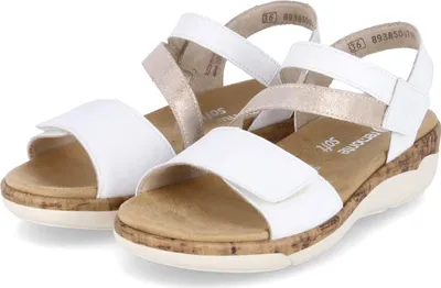 Obrázok produktu pre Remonte Dámske sandále White Leather-Synthetic Veľkosť: 38