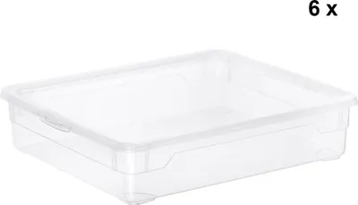 Produktbild von Set Box Shirt 9 l CLEAR, Set-Größe:6er Set