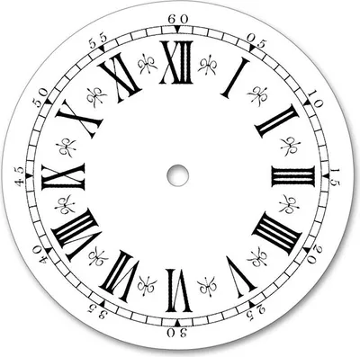 Obrázok produktu pre Číselník Hliníkové rímske číslice Ø 178 mm