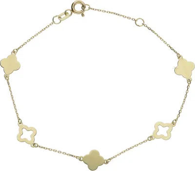 Produktbild von Armband Damen Gold 333 Gold Kleebätter JL16-03-0797-L18 JuwelmaLux