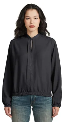 Productafbeelding van G-STAR Raw, dameshemd met opstaande kraag, zwart, maat M