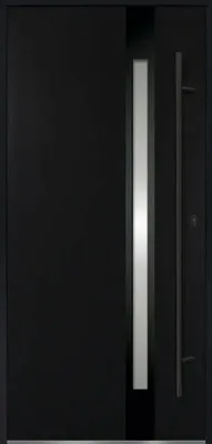 Obrázok produktu pre Oceľové vchodové dvere Temidas 68 90 P sivé otváranie dovnútra