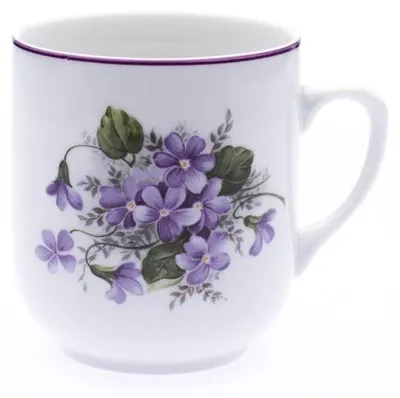 Produktbild von Český porcelán, a.s., Dubí Becher „Trojka“, 300 ml, Český porcelán, Dubí, Veilchen