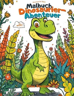 Produktbild von Malbuch die Fantastische Welt der Großen Dinosaurier