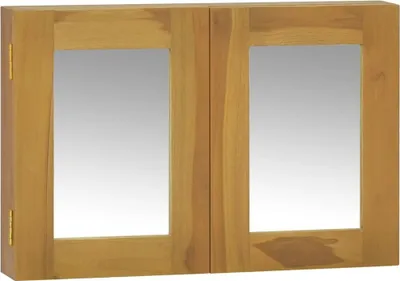 Produktbild von Spiegelschrank 60x10x40 cm Massivholz Teak