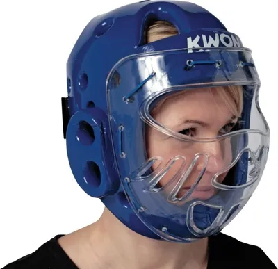 Image de Protection de la tête KSL avec visière CE bleu XL