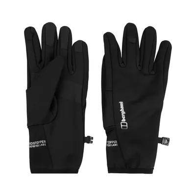 Schwarze Hillmaster Windstopper Handschuhe von Berghaus; ideal für kaltes Wetter.