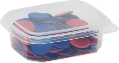 Produktbild von TimeTEX Set Material-Boxen aus Kunststoff, 10 Stück, 86x112x33 mm