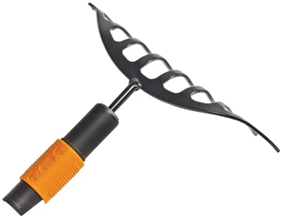 Obrázek produktu pro Fiskars QuikFit Zahradní hrábě černé ocelové