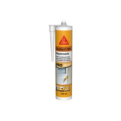 Obrázek produktu pro SIKA silikonový tmel SikaSeal-184 pro zdivo – bílý – 300 ml