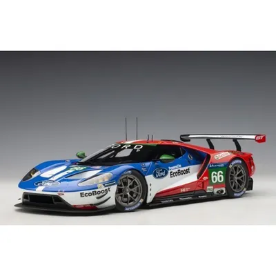 Produktbild von Ford GT Le Mans 2016 #66 Johnson Mucke Pla Modellauto 1:18 Autoart