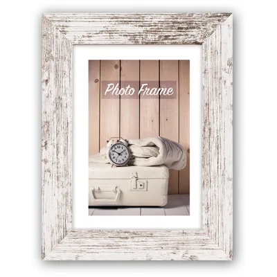 Produktbild von Zep Fotorahmen - weis waschen - Holz - fur Foto von 13 x 18 cm