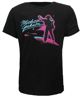 Immagine prodotto di Maglietta "Michael Jackson King Of Pop Neon Dance" – Merchandising ufficiale - L
