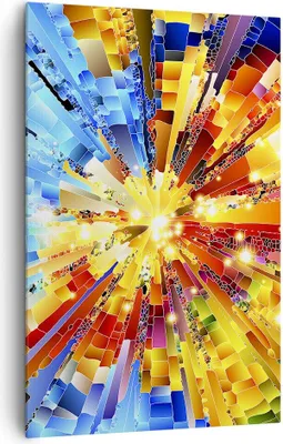 Produktbild von Bild auf Leinwand - Leinwandbild - Einteilig - Abstraktion modern - 80x120cm - Wand Bild - Wanddeko - Wandbilder - Leinwanddruck - Wanddekoration - Leinwand bilder - Wandbild - PA80x120-3982