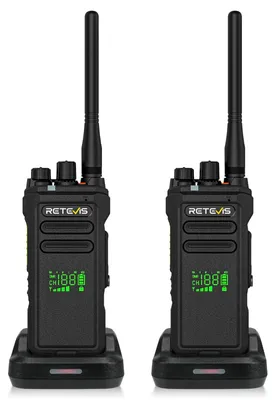 Imagen del producto de Walkie-talkie DMR, color , batería de 2800 mAh, resistente al agua (IP67), radio digital
