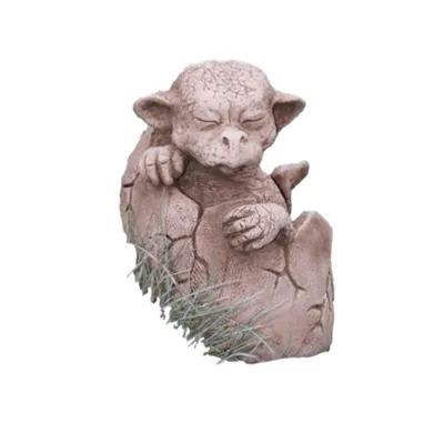 Produktbild von Schönes Drachenbaby aus Steinguss Neu Frostfest Witterungsbeständig V-FS1601
