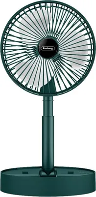 Obrázek produktu pro USB ventilátor Rosberg R51760F, 4,5 W, 3 rychlosti, výdrž až 5 hodin, zelený