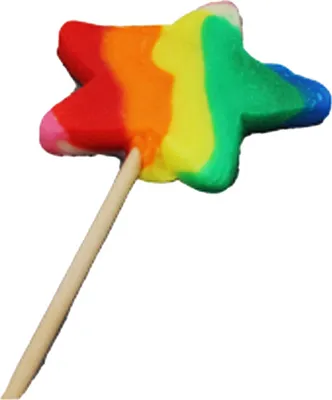 Obrázek produktu pro Star Pop Rainbow Lolly Star s ovocnou příchutí single 40g