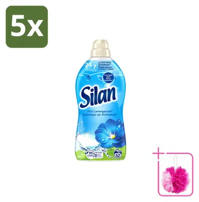 Produktbild von 5 x Silan Classic Blue Weichspüler - Frühlingsgefühl - 1144 ml - Sparpackung - 5 Stücke