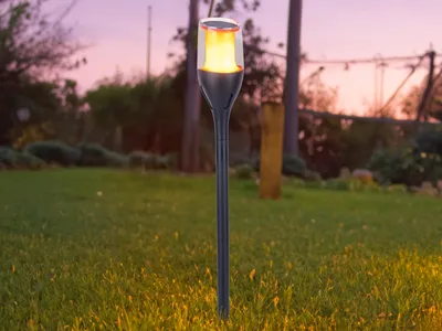 Produktbild von Solarleuchte Garten Erdspieß Solarlampe Außenleuchte Gartenfackel Solar 36704