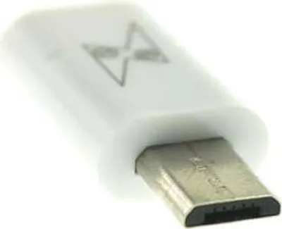 Produktbild von SYSTEM-S USB 3.1 Adapter Typ C Buchse zu 2.0 Micro B Stecker Kabel in Weiß
