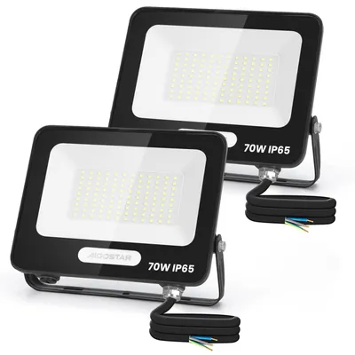 LED-Außenstrahler 70W 5670lm IP65 kaltweiß 6500K