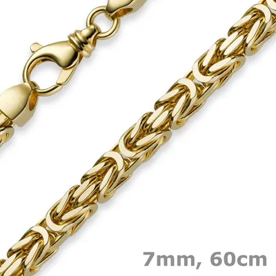 7mm-Königskette-aus-750-Gelbgold-60cm