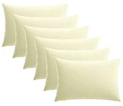 Produktbild von vidaXL Kissenbezug 6 pcs HEERLEN Creme 40 x 60 cm Polyester