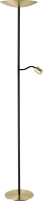 Immagine prodotto di Lampada da terra a LED EGLO Conivarino, lampada da soggiorno, lampada da soffitto con lampada da lettura flessibile, lampada da terra dimmerabile al tocco, bianco caldo, 170 cm