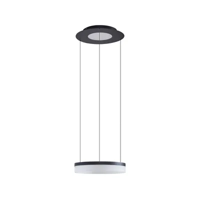 Produktbild von Lucande Smart LED-Hängeleuchte Squillo schwarz Tuya RGBW CCT