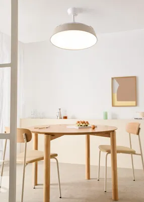 Produktbild von WIND CLEAR CONTOUR - Leiser Deckenventilator 40 W Ø107 cm mit ausfahrbaren Flügeln und LED-Licht