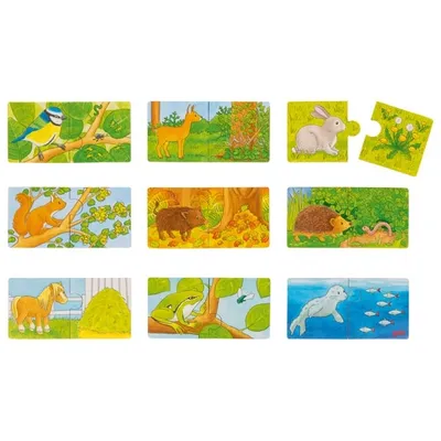 Produktbild von Goki 57464, 18 Stück(e), Tiere, 2 Jahr(e)