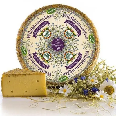 Image de Fromage aux fleurs sauvages, forme entière, environ 6 kg. - Baldauf