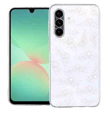 Obrázek produktu pro Průsvitné pouzdro se třpytkami pro Samsung Galaxy A26 5G - Transparentní KP36558