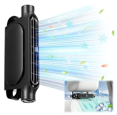Zdjęcie produktu dla Wentylator samochodowy USB z podwójnym turbo i 3 prędkościami