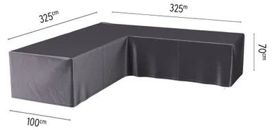 Productafbeelding van Loungesethoes hoekset 325x325x100xh70 cm AeroCover