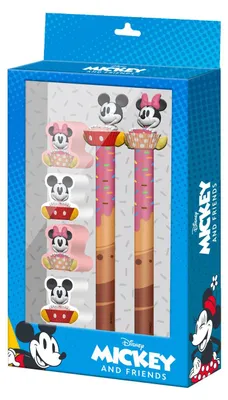 Productafbeelding van Mickey & Minnie schrijfsset, 6-delig