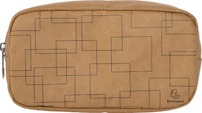 Image de Trousse Exacompta de type « schlampermäppchen » 21 x 11 x 7 cm, papier Eterneco marron