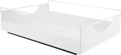 Produktbild von Famanu Ausziehbarer Schrankorganizer - für Küchenschränke und Unterschränke - Badezimmer (weiß)