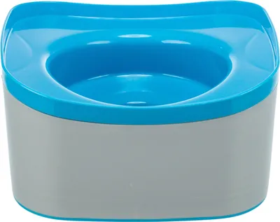 Produktbild von TRIXIE Anti-Schwapp-Reisenapf Strong - dunkelgrau/petrol - 1,1 l/21 × 11 × 21 cm