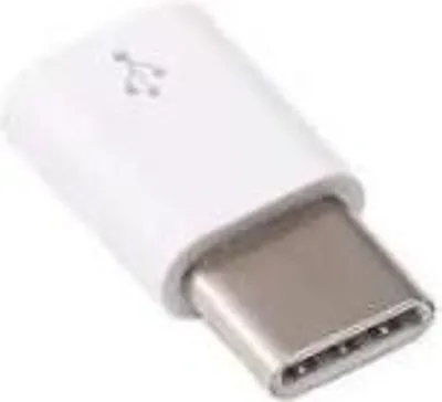 Produktbild von USB-MICRO B TO USB-C ADAPTER WHITE - Micro USB auf USB C Adapter, Weiß