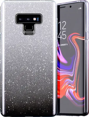 Produktbild von Glitzerhülle für Samsung Galaxy A73 – Stylisch und Schützend in Schwarz KP16058