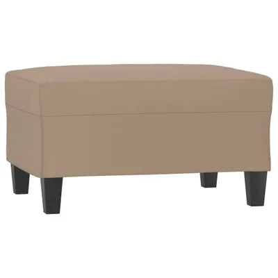 Obrázok produktu pre Podnožka kapučínová 70x55x41 cm umelá koža