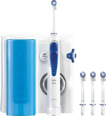 Immagine prodotto di Oral-B | MD 20 OxyJet | Irrigatore orale | 600 ml | Numero di testine 4 | Bianco blu